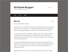 Tablet Screenshot of episkebryggeri.no